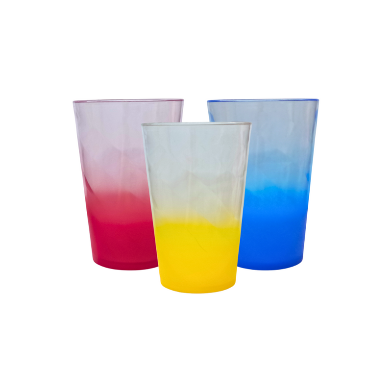 Copo Twister 300ml Degradê + TAMPA P/ CHANTILY