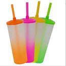 COPO LONG DRINK DEGRADE 350ml +CANUDO G/TAMPA LISA P