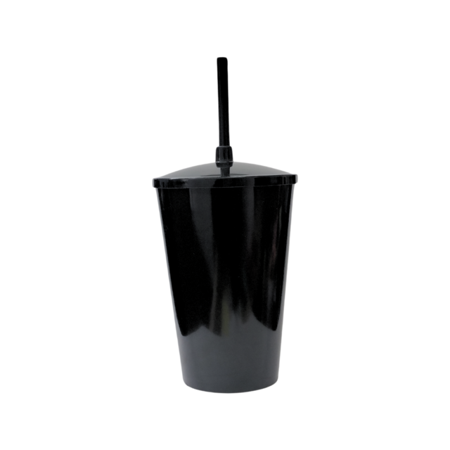 Copo Twister 600ml em Acrílico + TAMPA LISA/ CANUDO