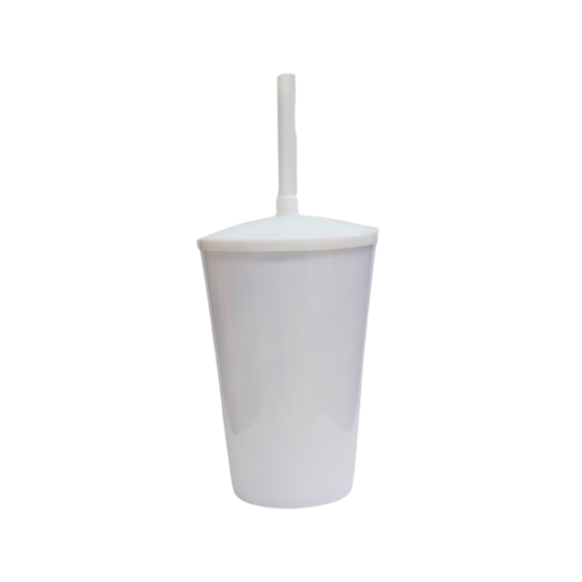 Copo Twister 600ml em Acrílico + TAMPA LISA/ CANUDO