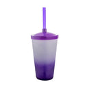 Copo Twister 600ml Degradê + TAMPA LISA/ CANUDO