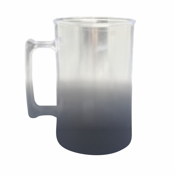 Caneca Chopp Degrade Jateado em Acrílico (300ml)