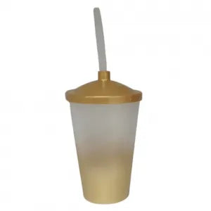 Copo Twister 600ml Degradê + TAMPA LISA/ CANUDO