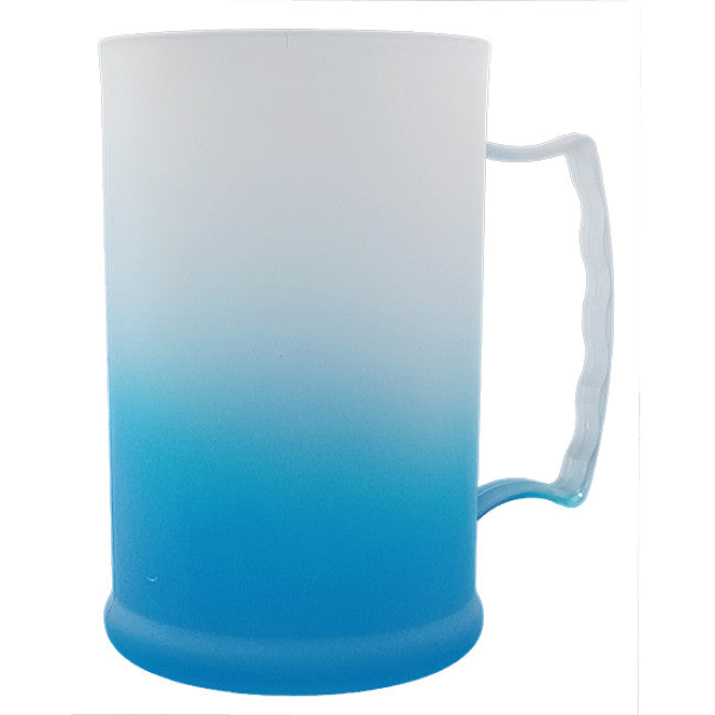 Caneca Chopp Degrade Jateado em Acrílico (300ml)