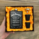 Kit Cantil de bolso Inox 230ml com copos e funil