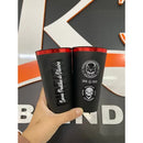 Copo Twister 600ml Preto Fosco com Borda Metalizada