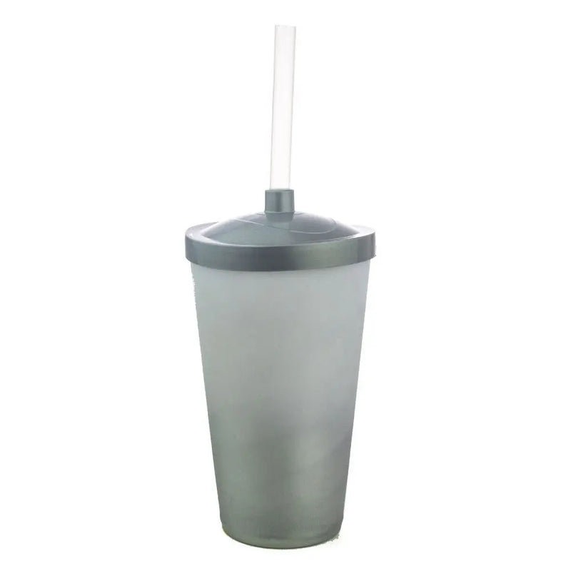 Copo Twister 600ml Degradê + TAMPA LISA/ CANUDO