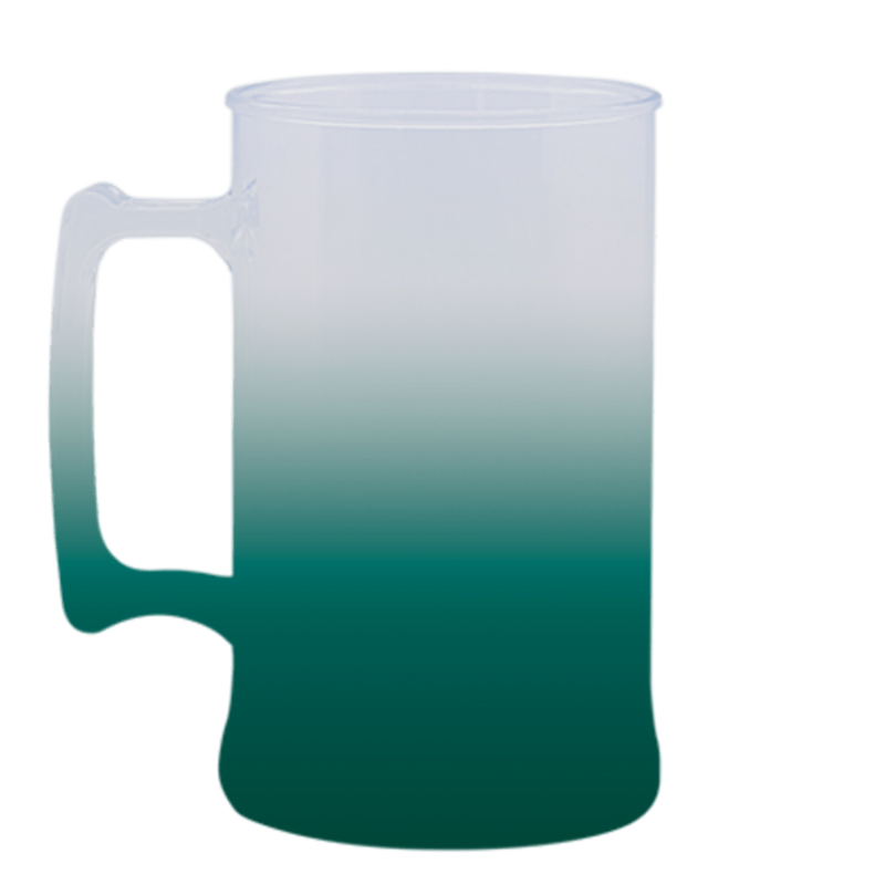 Caneca Chopp Degrade Jateado em Acrílico (300ml)