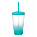 Copo Twister 600ml Degradê + TAMPA LISA/ CANUDO