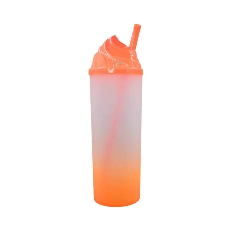 COPO LONG DRINK DEGRADE 350ml +CANUDO G/TAMPA CHANTILY