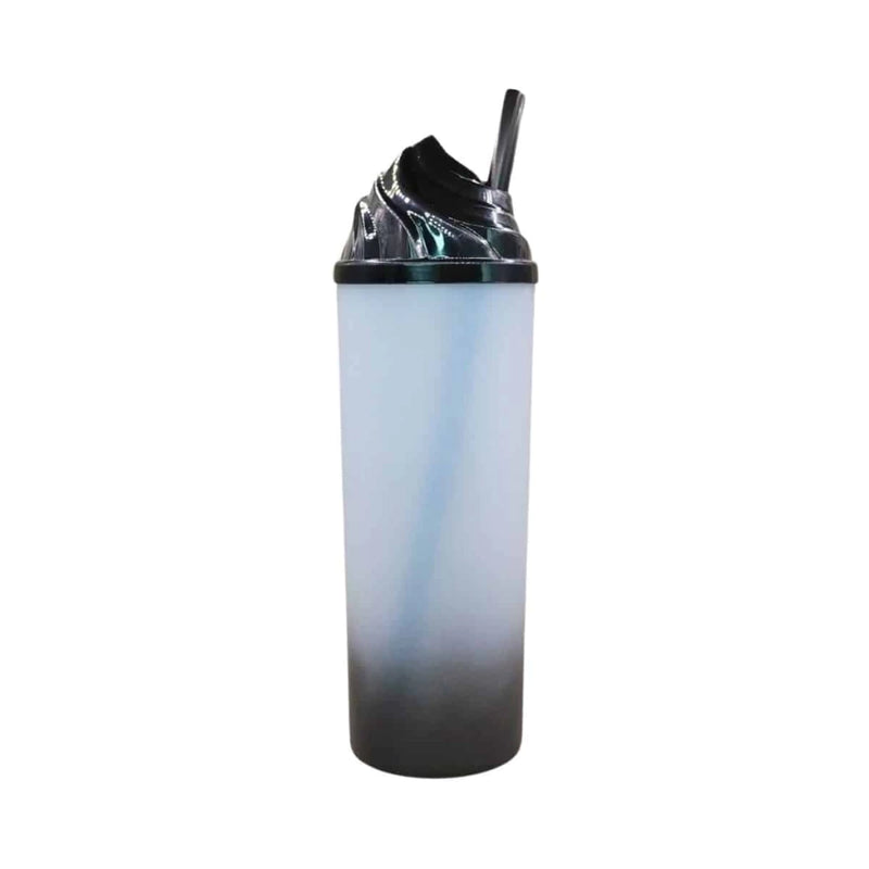 COPO LONG DRINK DEGRADE 350ml +CANUDO G/TAMPA CHANTILY