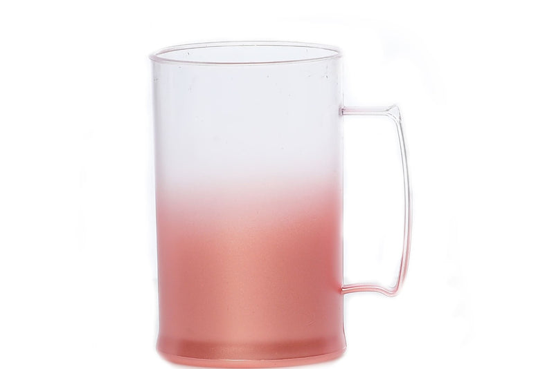Caneca Chopp Degrade Jateado em Acrílico (300ml)