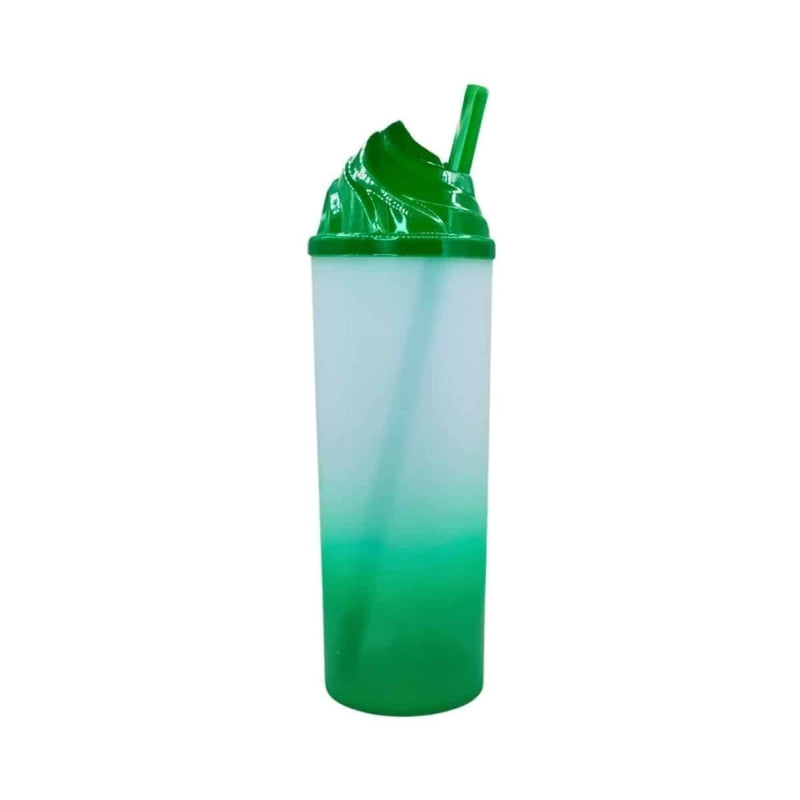 COPO LONG DRINK DEGRADE 350ml +CANUDO G/TAMPA CHANTILY