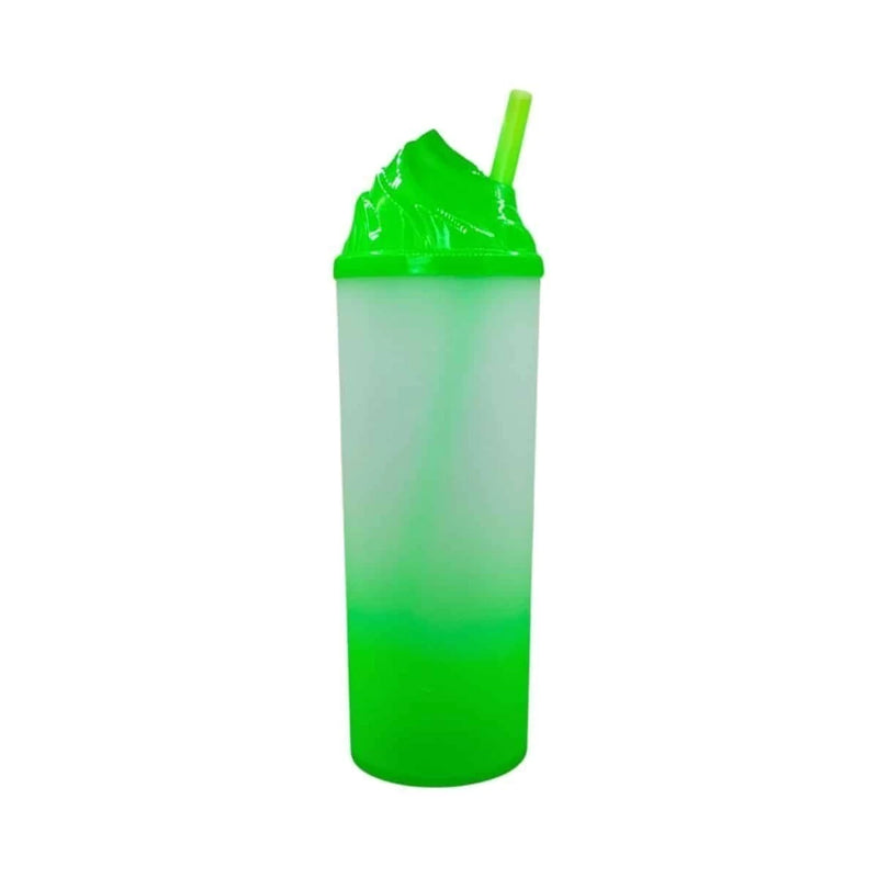 COPO LONG DRINK DEGRADE 350ml +CANUDO G/TAMPA CHANTILY